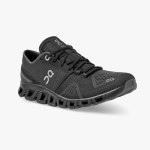 ON Cloud X W Black Asphalt Passion Running