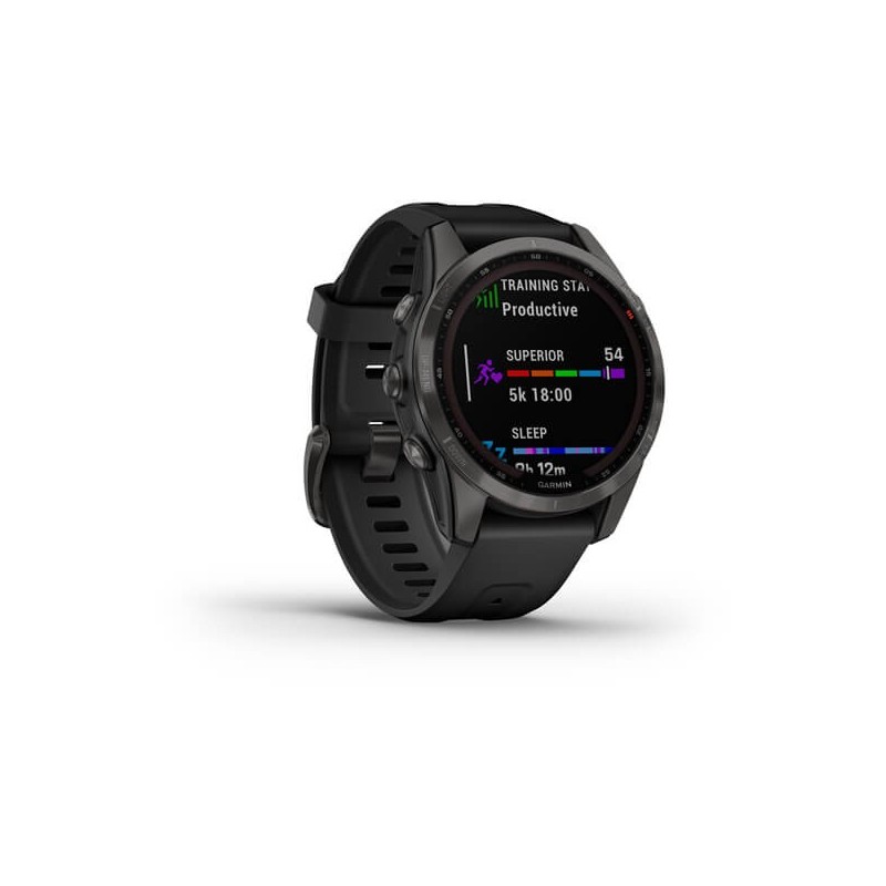 Garmin Fenix 7S Sapphire Sol,Carbon Gray Passion Running