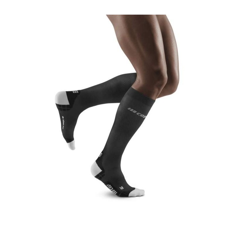 CEP run ultralight socks, black/light grey Passion Running
