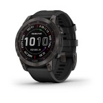 Garmin Fénix 7 Saphire Solar Titane Black DLC Bracelet noir