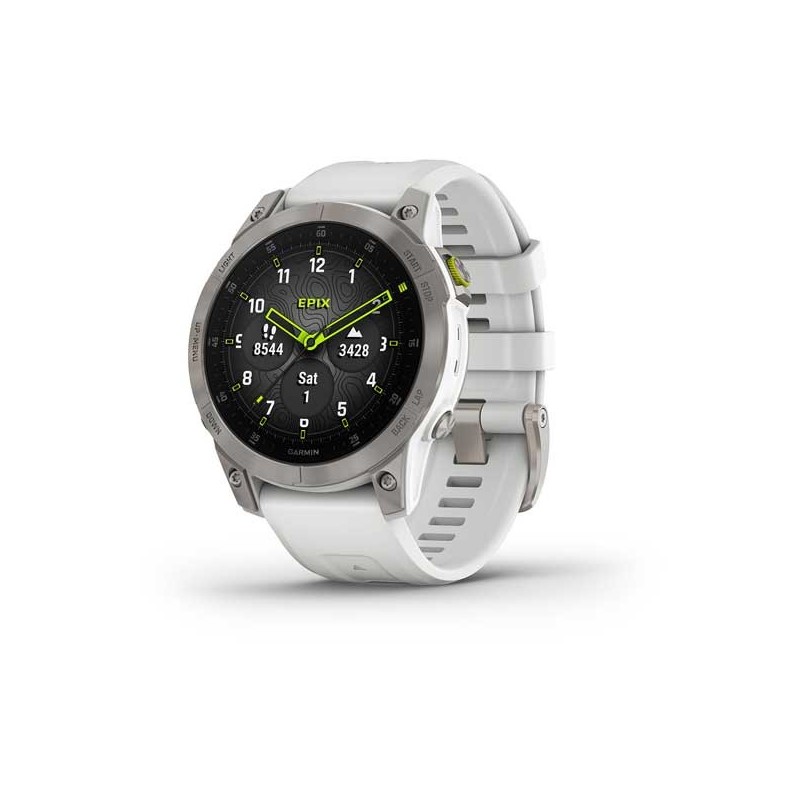 Garmin Epix Gen 2 Sapphire Titane Silver Bracelet