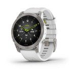 Garmin Epix Gen 2 Sapphire Titane Silver Bracelet Blanc Passion