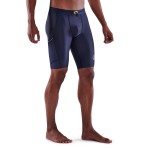 Skins Series-3 Mens Half Tights Navy Blue Passion Running