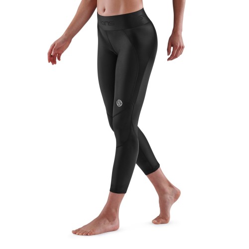 Skins Series-3 Womens 7 8 Tight Black Passion Running