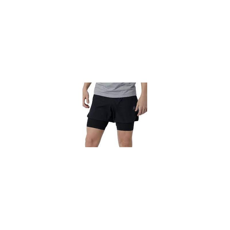 New Balance Short Q Speed Fuel 2 in 1 5 Inch Homme Passion