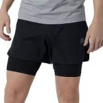 New Balance Short Q Speed Fuel 2 in 1 5 Inch Homme Passion