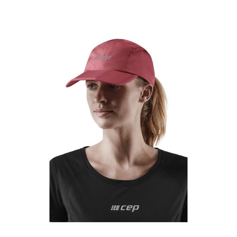 CEP Running Cap Dark Red Passion Running