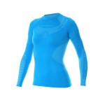 BRUBECK maillot manche longue Dry Bleu W Passion Running