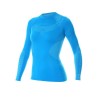 BRUBECK maillot manche longue Dry Bleu W Passion Running