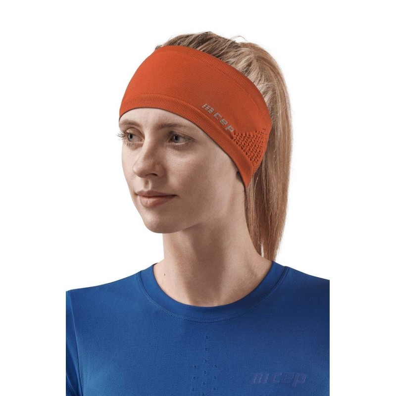 CEP Cold Weather Headband Dark Orange Passion Running