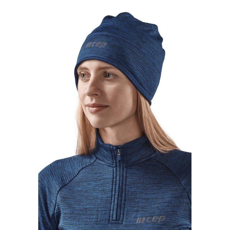 CEP Winter Run Beanie Dark Blue Passion Running