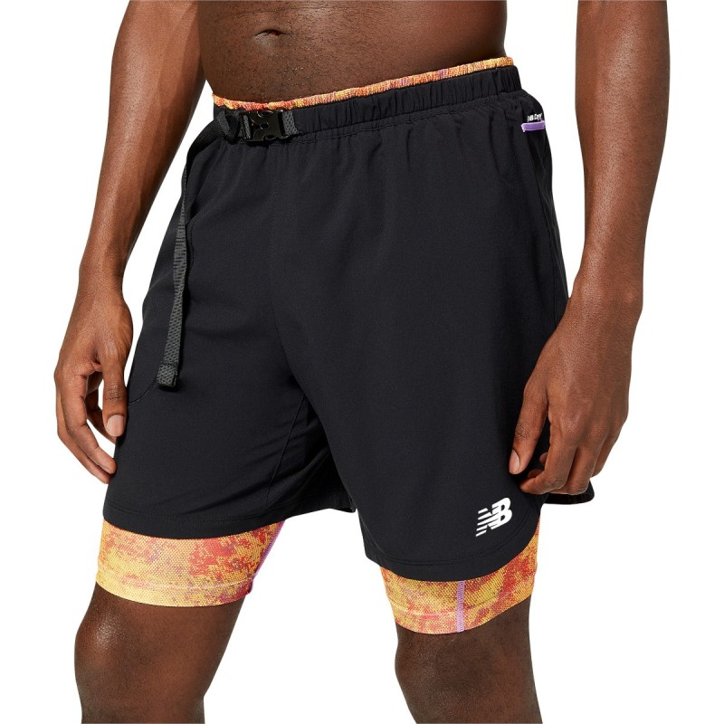 NEW BALANCE Impact Run AT 7 Inch 2 in 1 Short Passion Running