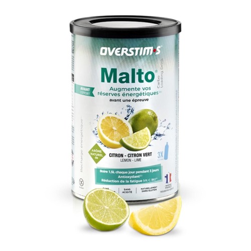 Overstim's Malto Antioxydant Citron-citron Vert Passion Running