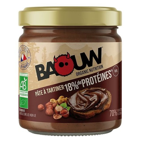 Baouw Pâte à Tartiner Protéiné Cacao Passion Running