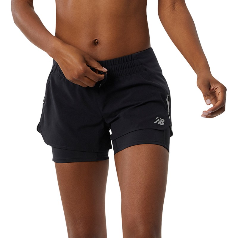 New Balance Short 2 In 1 W Impact Run