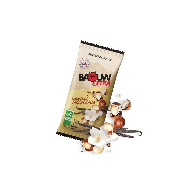 Baouw Barre Extra Bio Vanille 50g Passion Running