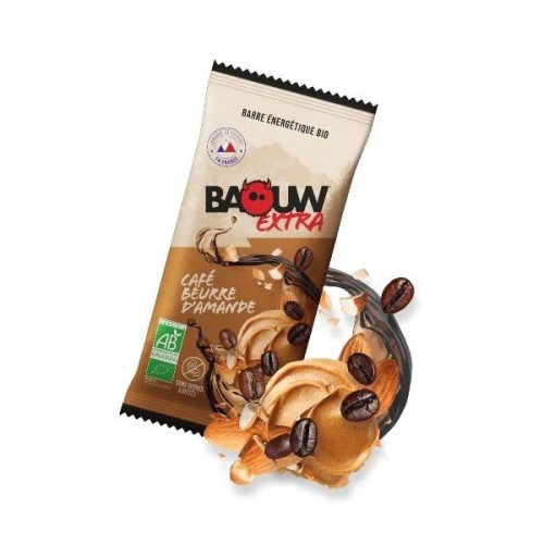 Baouw Barre Extra Bio Cafe Beurre D'amande 50g Passion Running