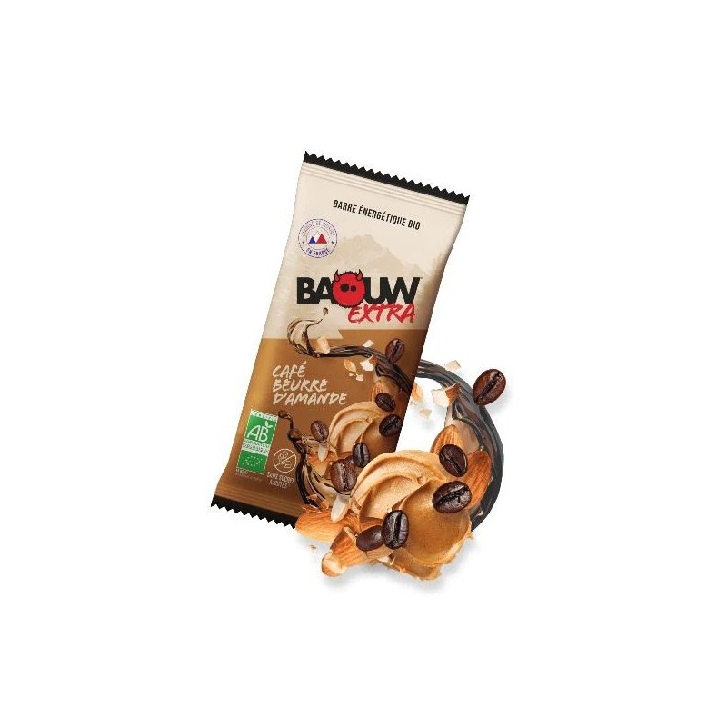 Baouw Barre Extra Bio Cafe Beurre D'amande 50g Passion Running