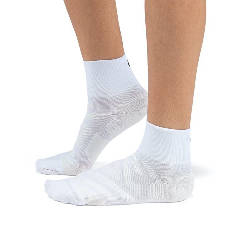 On Performance Mid Sock White Passion Running