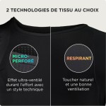 Percko Le T-shirt De Sport Passion Running