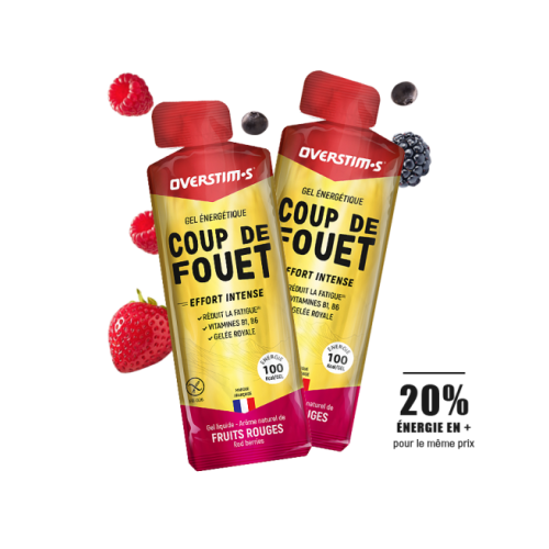 Overstim's Gel Coup De Fouet Fruits Rouges Passion Running