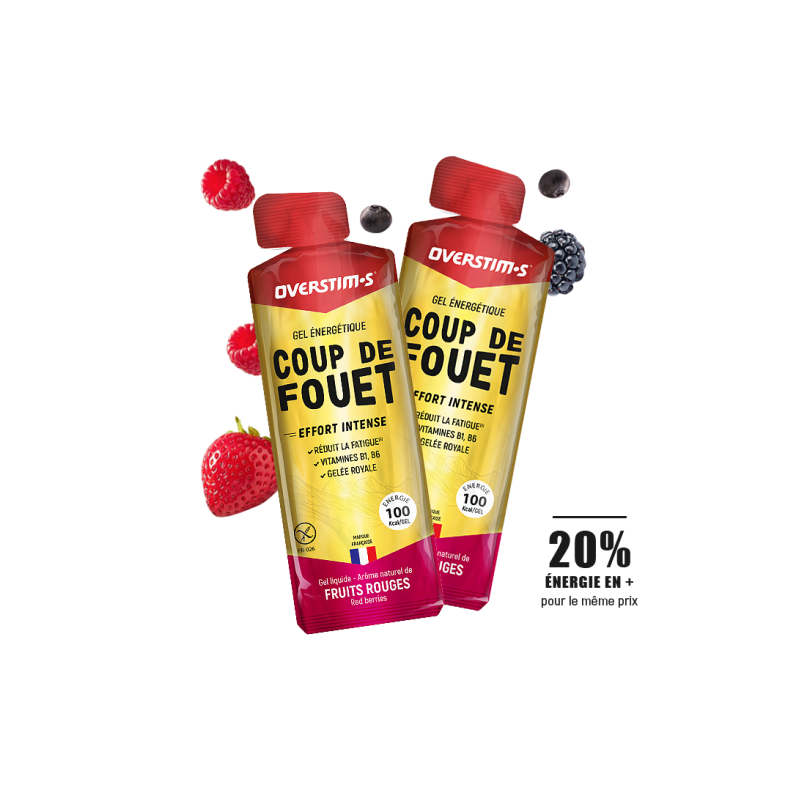 Overstim's Gel Coup De Fouet Fruits Rouges Passion Running
