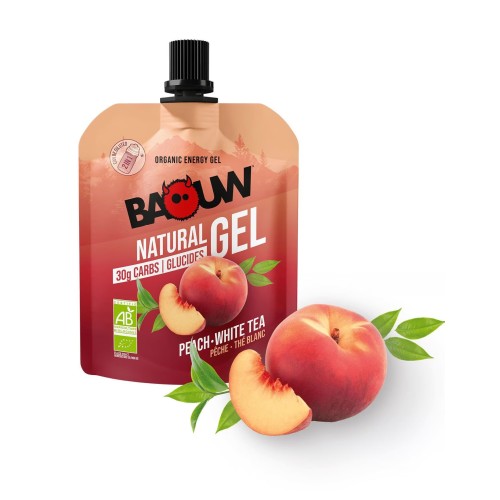 Baouw Natural Gel Pêche Thé Passion Running