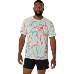 Asics Road All Over Print Ss T