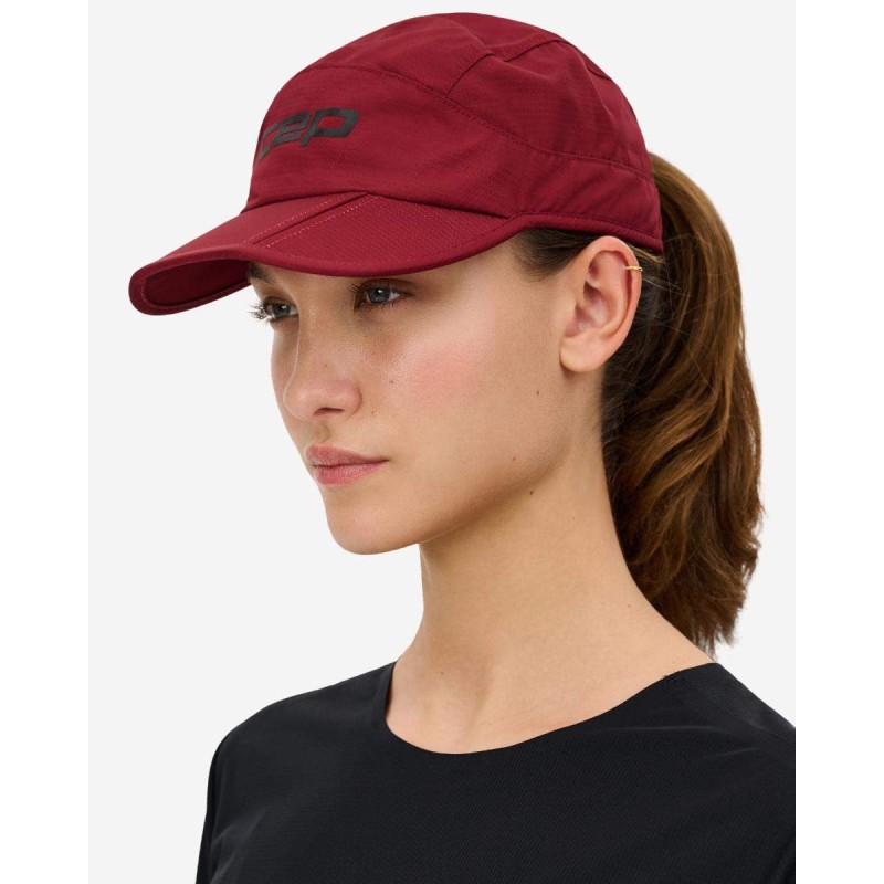 Cep Run Foldable Cap Burgundy