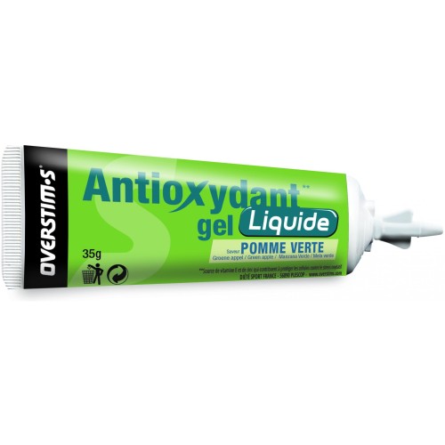 OVERSTIM'S Gel Antioxydant Liquide Pomme Verte Passion Running