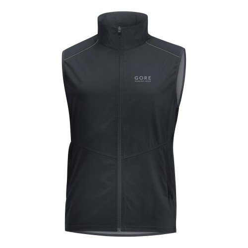 GORE Veste Ess WTP sans manche Noir Passion Running