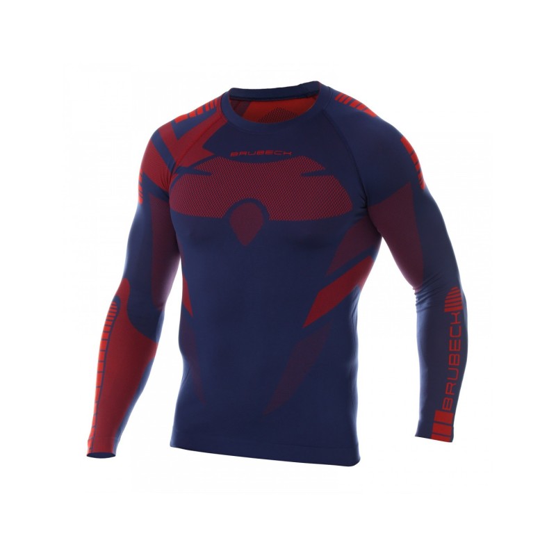 BRUBECK Sweat-Shirt manche longue DRY Caviar Passion Running