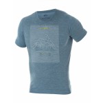 BRUBECK Tee shirt Thermique Bleu Passion Running