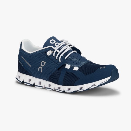 ON Cloud W Denim/White Passion Running