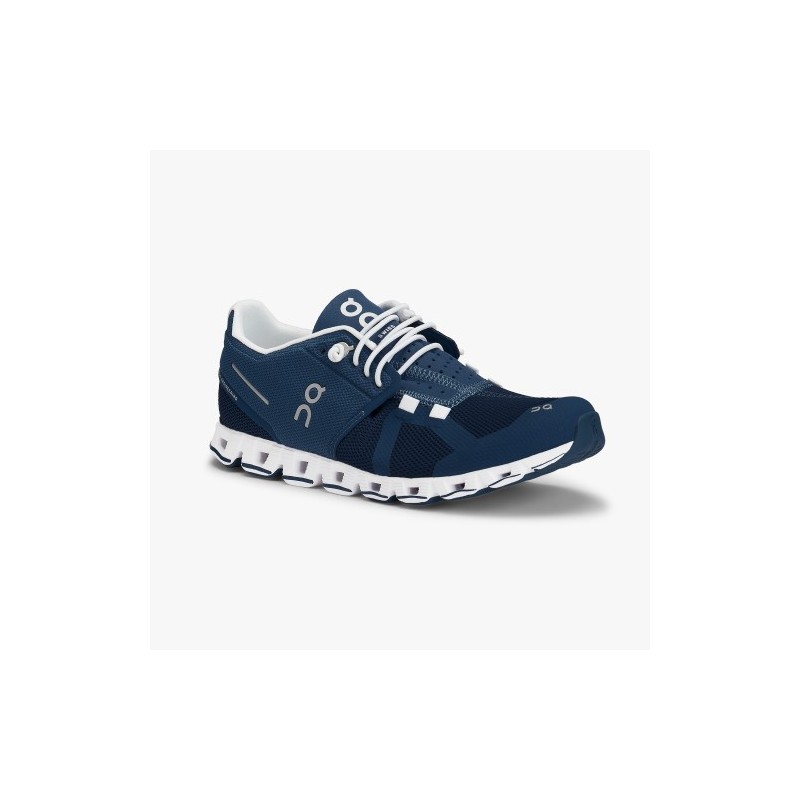 ON Cloud W Denim/White Passion Running