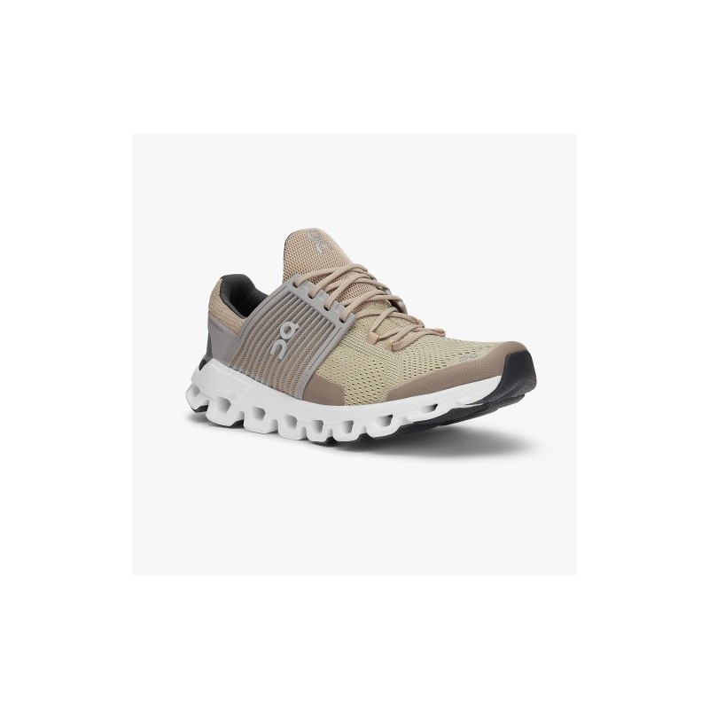 ON Cloudswift Sand Grey Passion Running