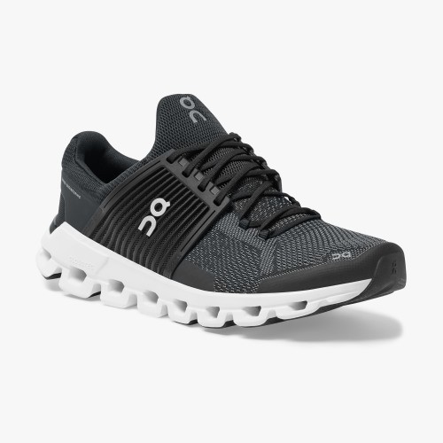 ON CloudSwift Black/Rock Passion Running