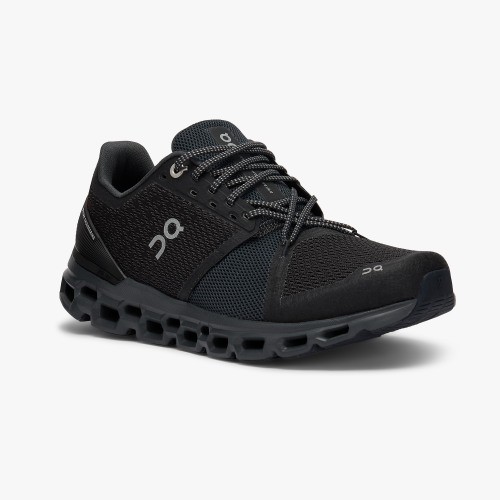 ON Cloudstratus W Black/Shadow Passion Running