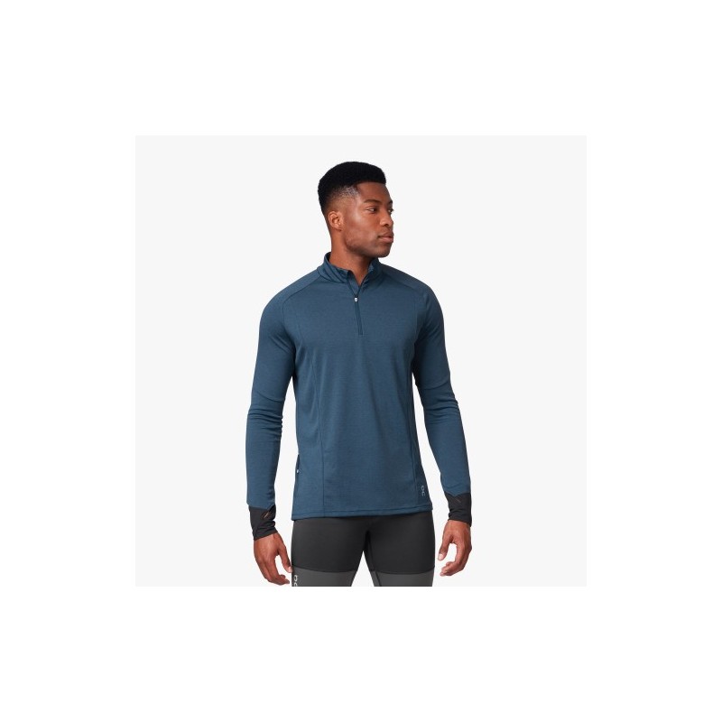 ON Weather-Shirt M Navy Passion Running