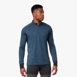 ON Weather-Shirt M Navy Passion Running