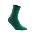 CEP Reflective Compression Mid Cut Socks Verte Passion Running