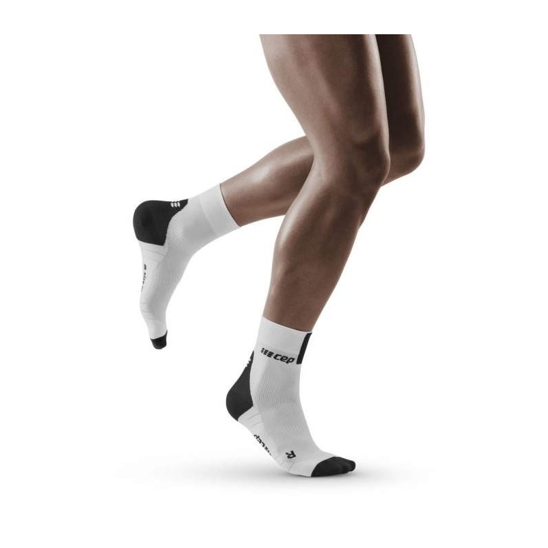 CEP Compression Short Socks 3.0 White Passion Running