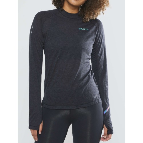 CRAFT Subz LS Wool Tee W Passion Running
