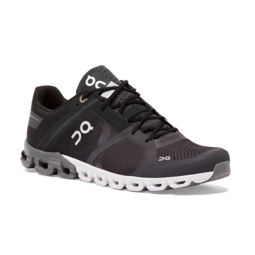 ON Cloudflow + Black/Asphalt Passion Running