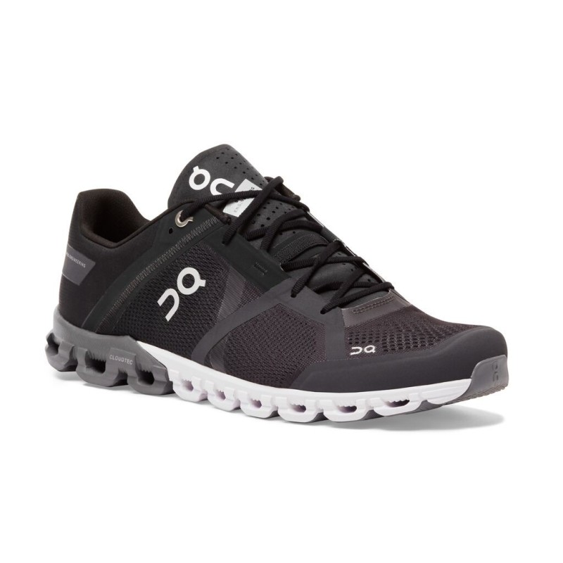 ON Cloudflow + Black/Asphalt Passion Running