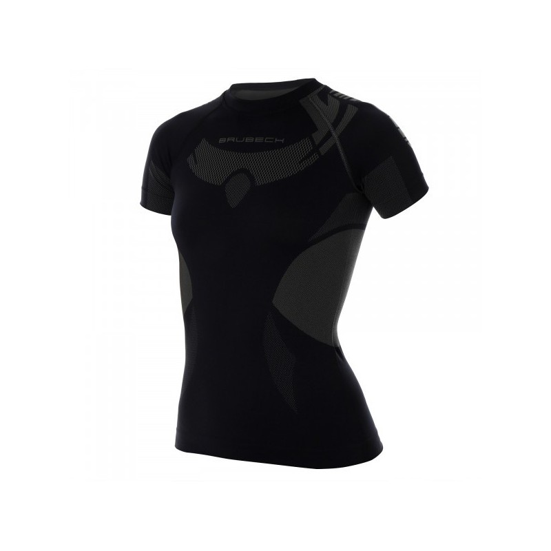 BRUBECK Tee-Shirt Thermique Dry Noir W Passion Running