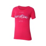 BRUBECK T-Shirt Thermique Femme OUTDOOR WOOL Red Passion Running