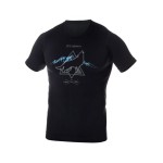 BRUBECK T-Shirt Thermique Homme OUTDOOR WOOL Noir Loup Passion