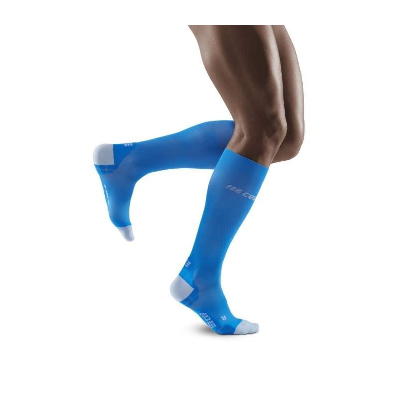 CEP run ultralight socks, electric blue/light grey Passion