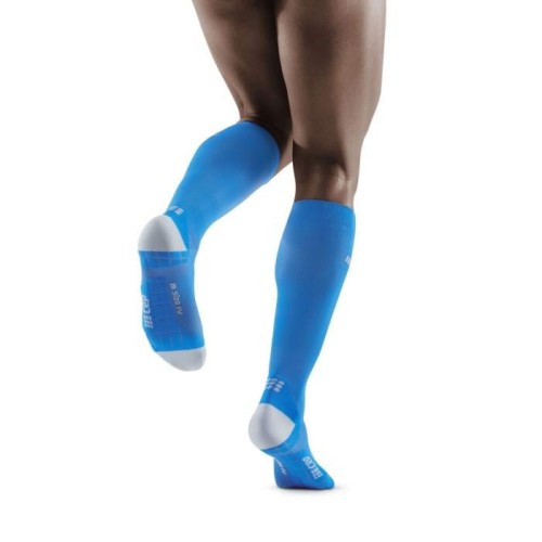 CEP run ultralight socks, electric blue/light grey